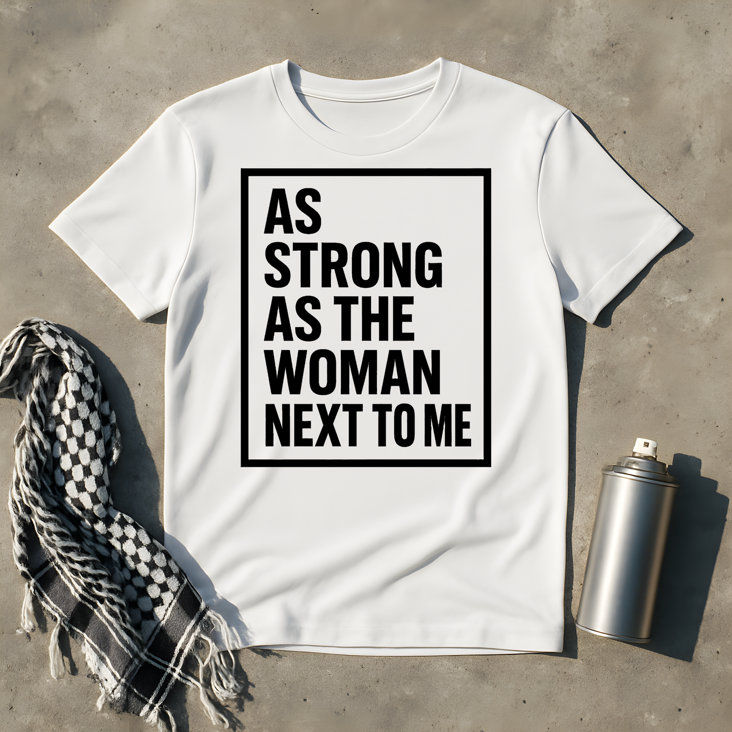 As strong as the woman next to me T-Shirt