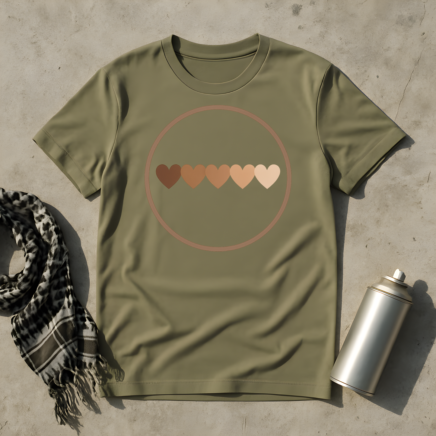 Coloured Hearts T-Shirt