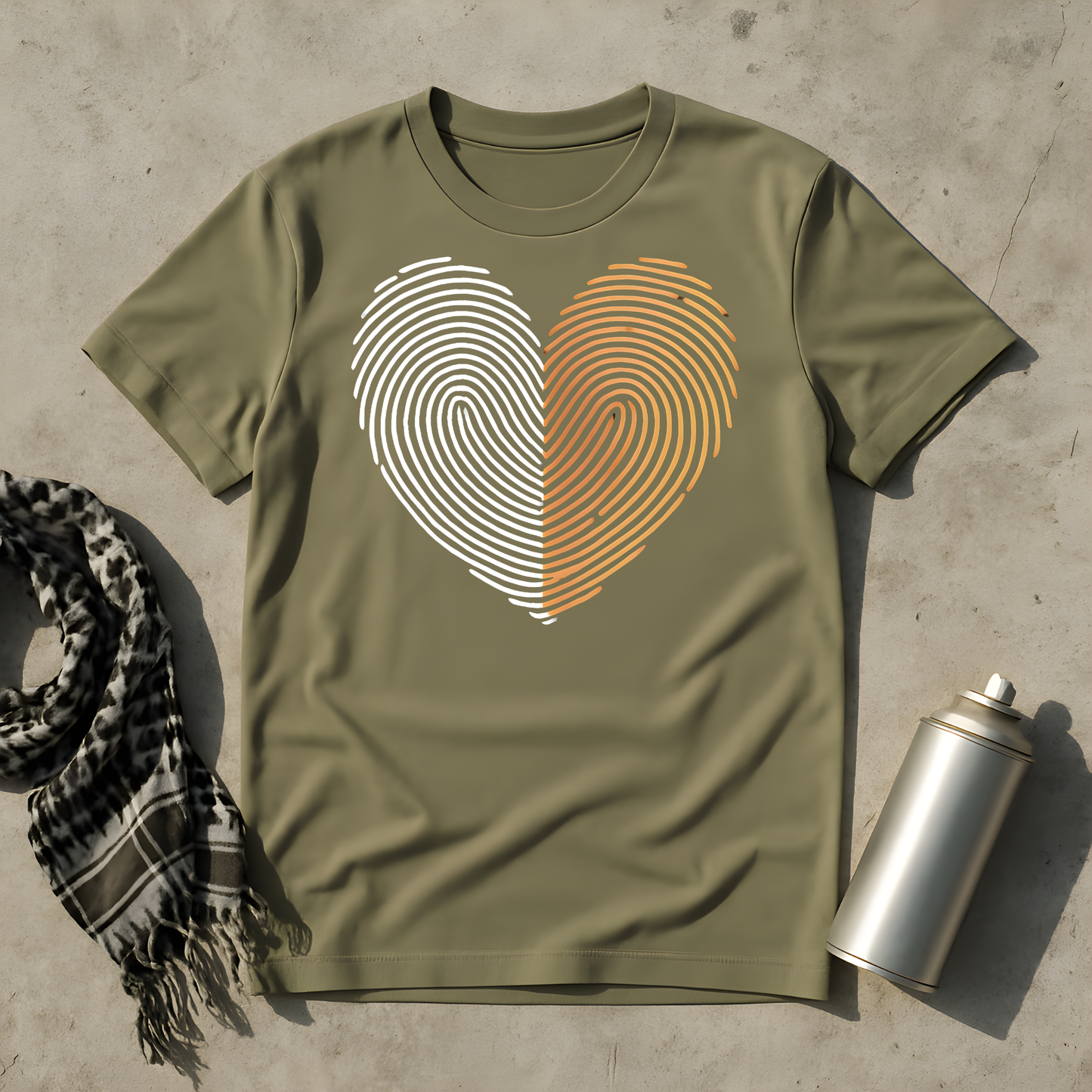 Fingerabdruck Herz T-Shirt