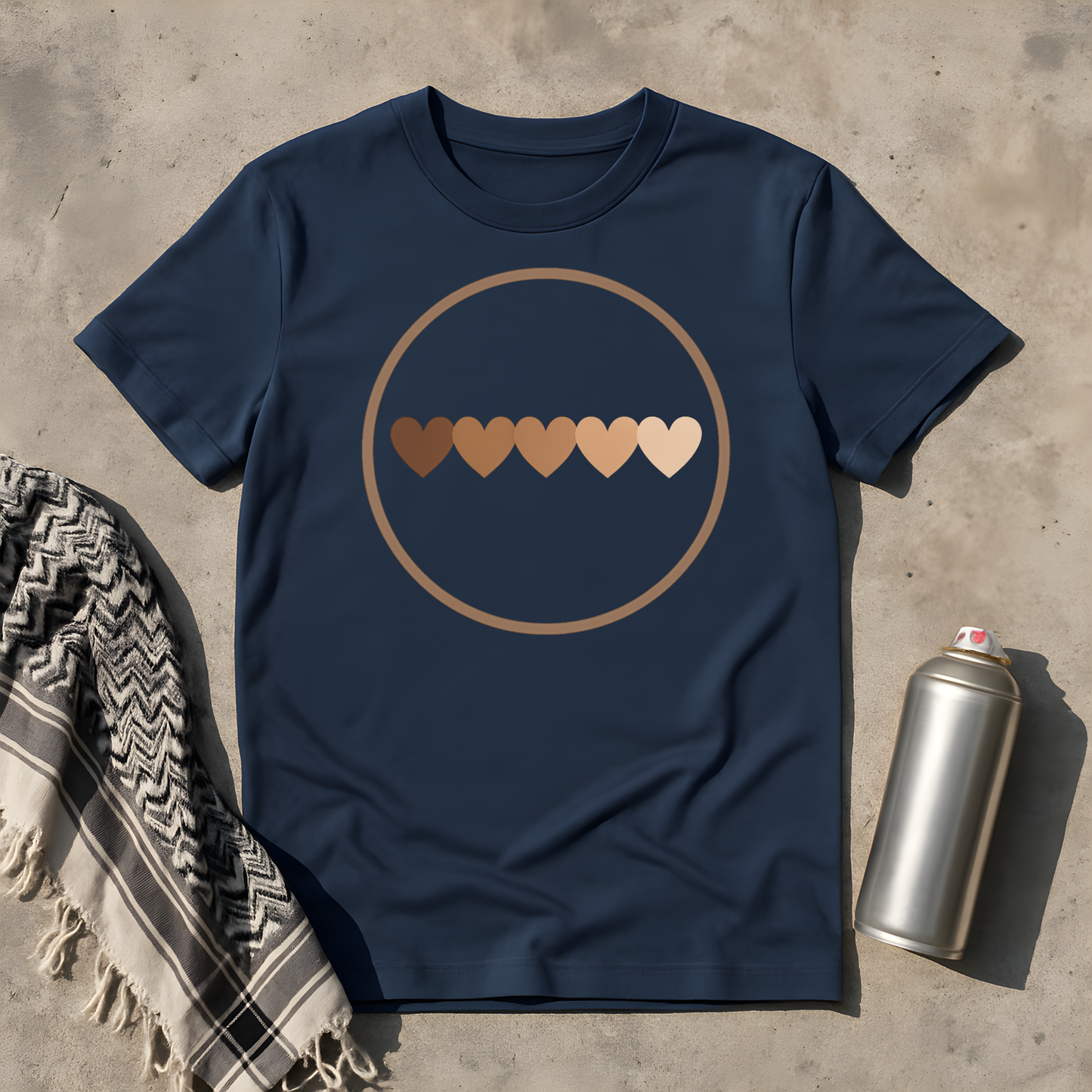 Coloured Hearts T-Shirt