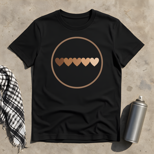 Coloured Hearts T-Shirt