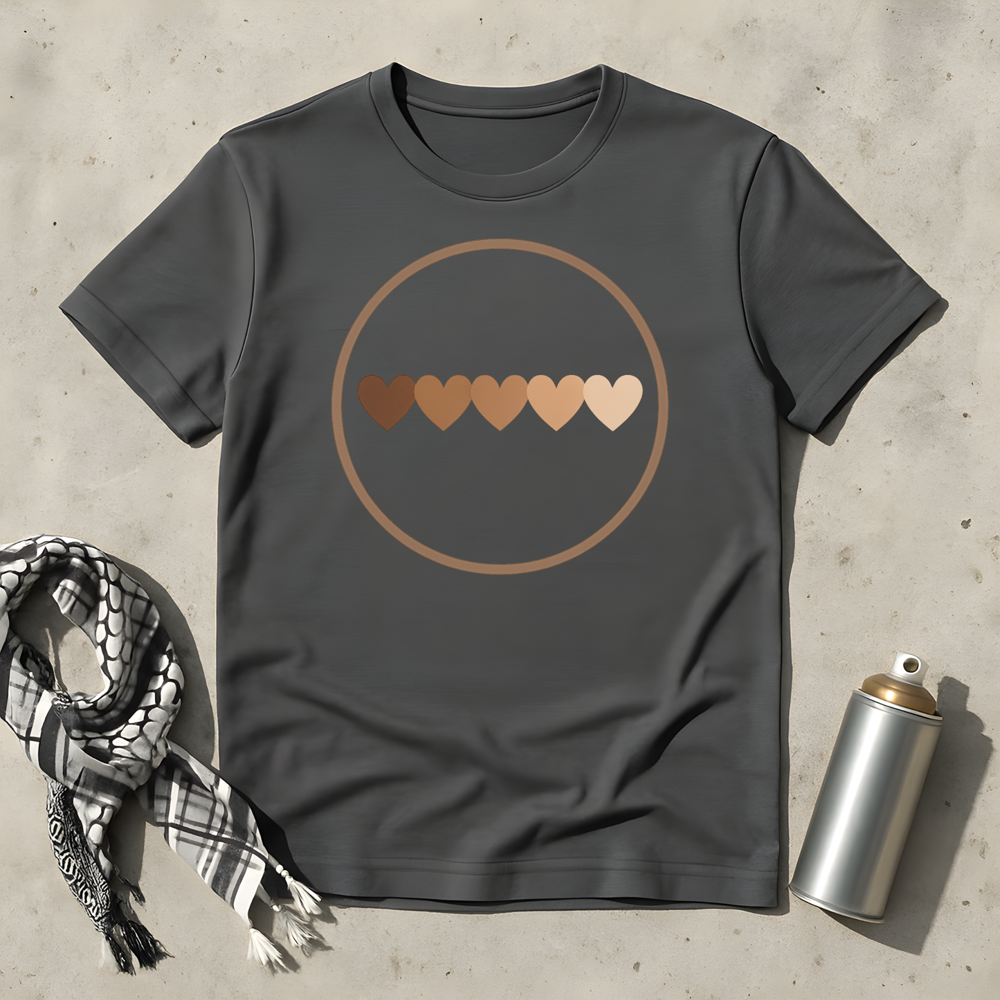 Coloured Hearts T-Shirt