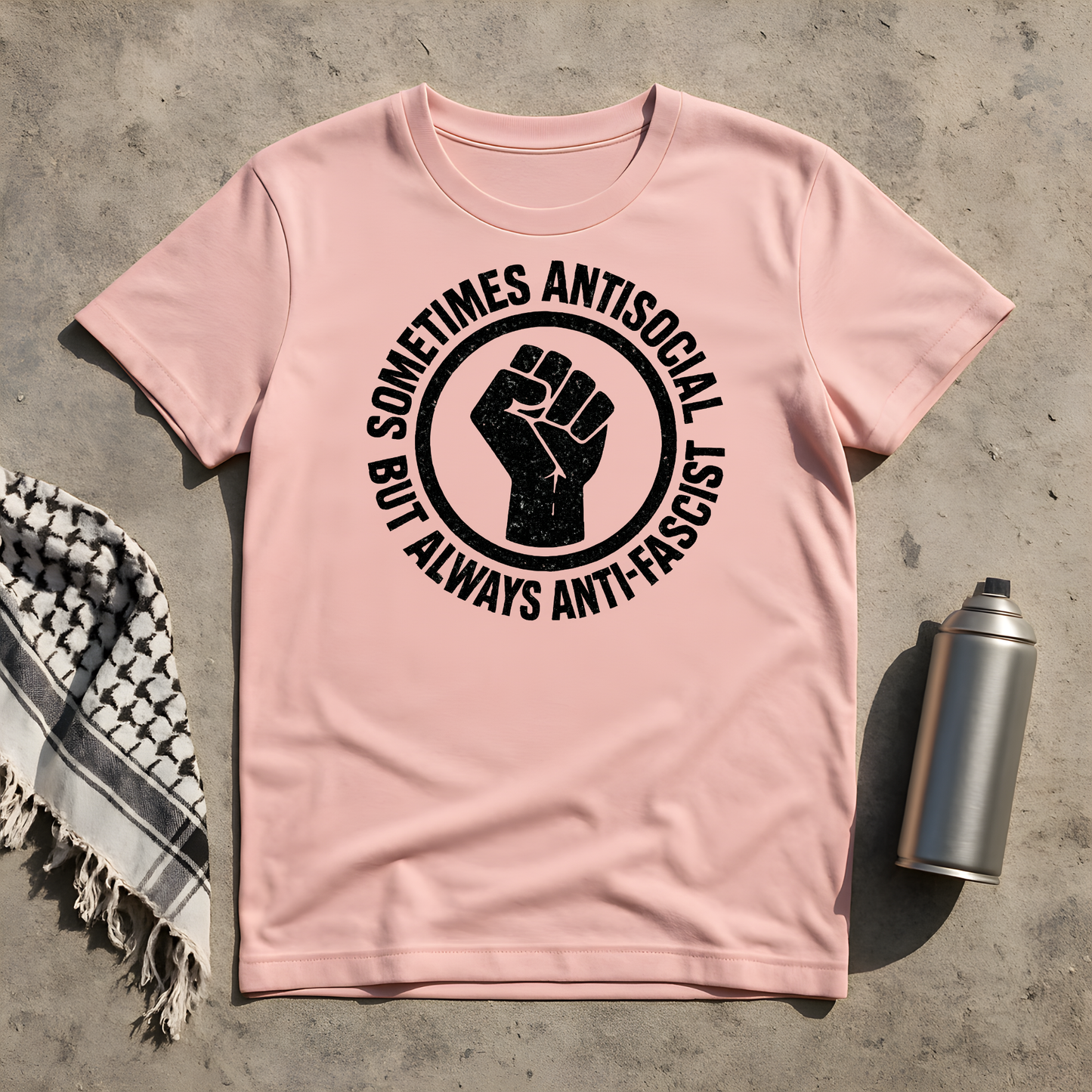 Sometimes Antisocial but always Anti-Facists T-Shirt