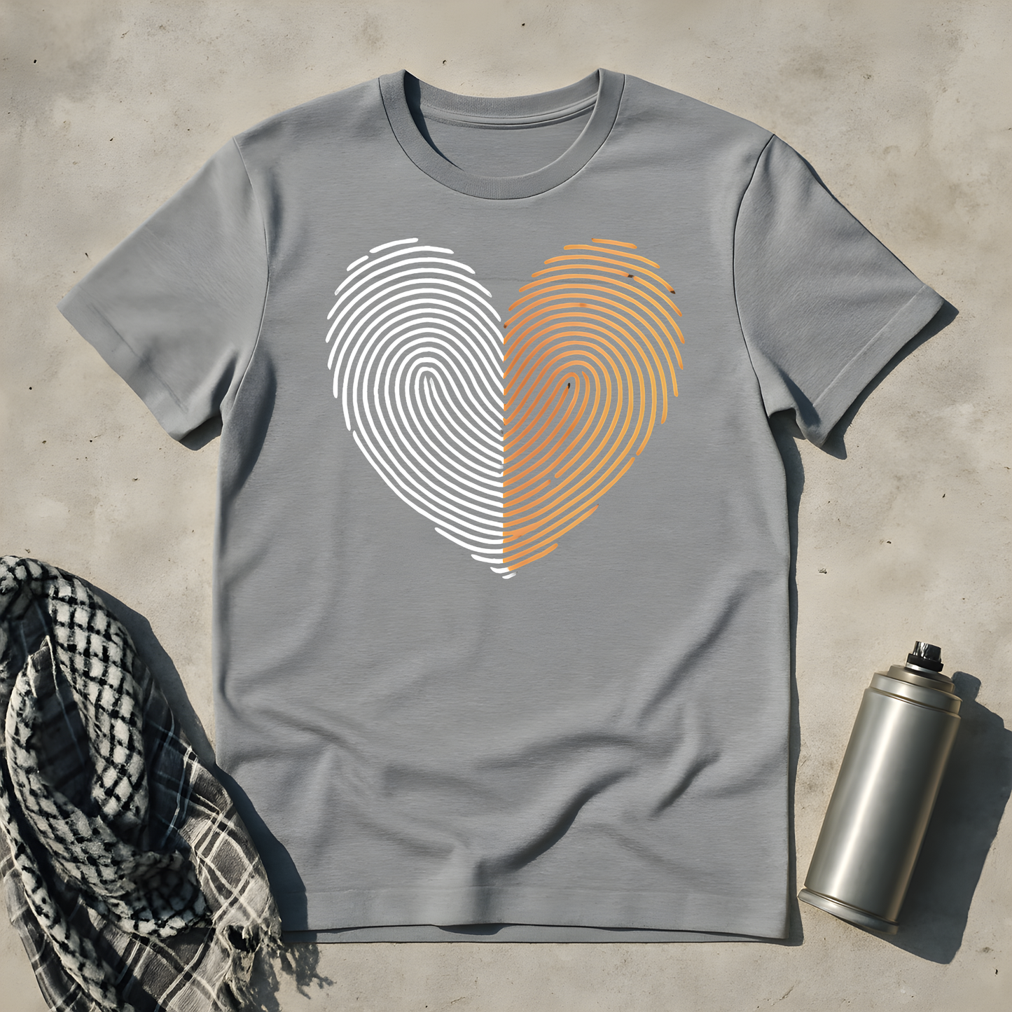 Fingerabdruck Herz T-Shirt